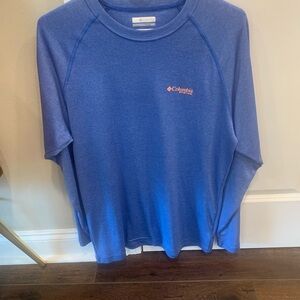 Columbia Blue Long Sleeve Performance Tee